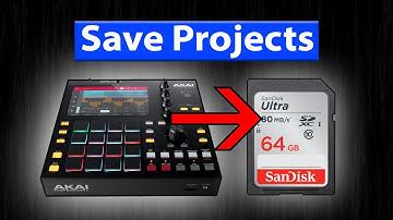 MPC One - Save Project To SD Card (From Internal Drive)