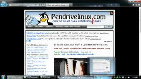 How to build a Knoppix live USB thumb Drive