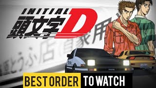 How to Watch Initial D Series Best Watch Order