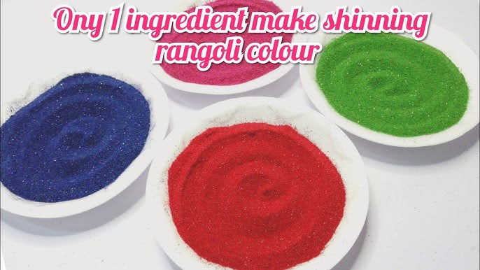 How to Make Rangoli Colours at Home