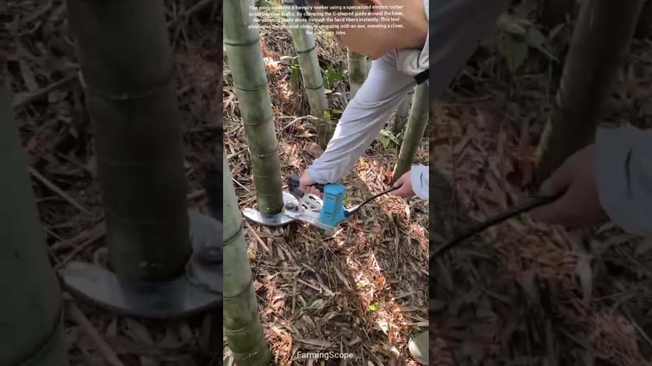 How Electric Clamps Slice Through Bamboo Instantly