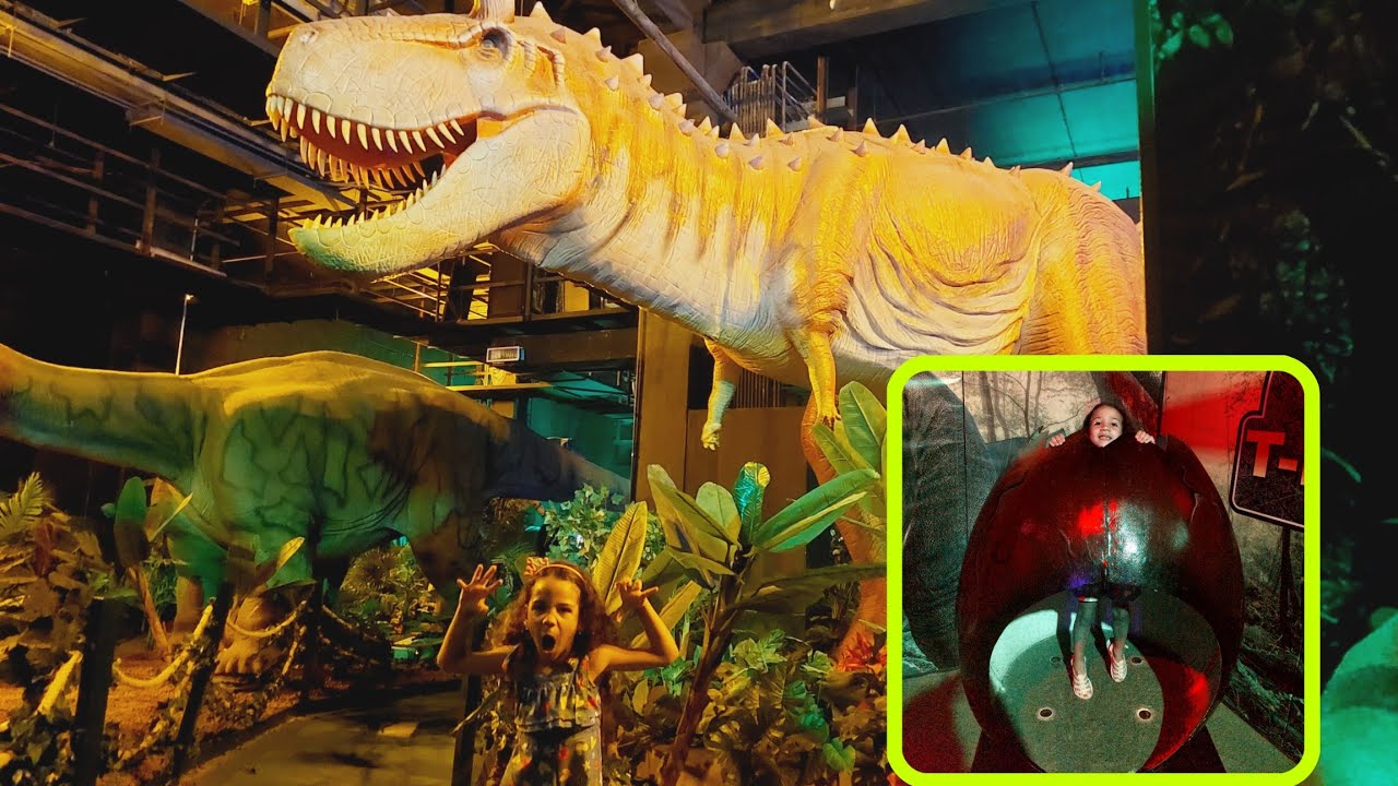 Vídeo Vlog Dia das Crianças, parque T-Rex | Video Vlog Children's Day ...