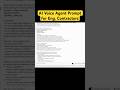 How to write prompts for #ai 24/7 Voice Agents for an #engineering #contractor #elevenlabs #chatgpt
