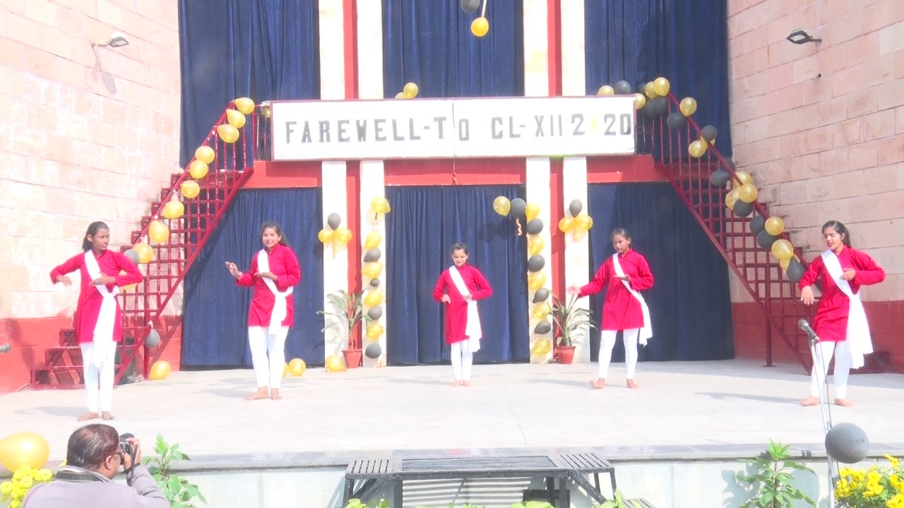 Vandana by Class XI Girls - Farewell to class XII CSKM Public School ...
