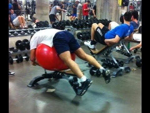 Image result for guy doing bad exercise in the gym