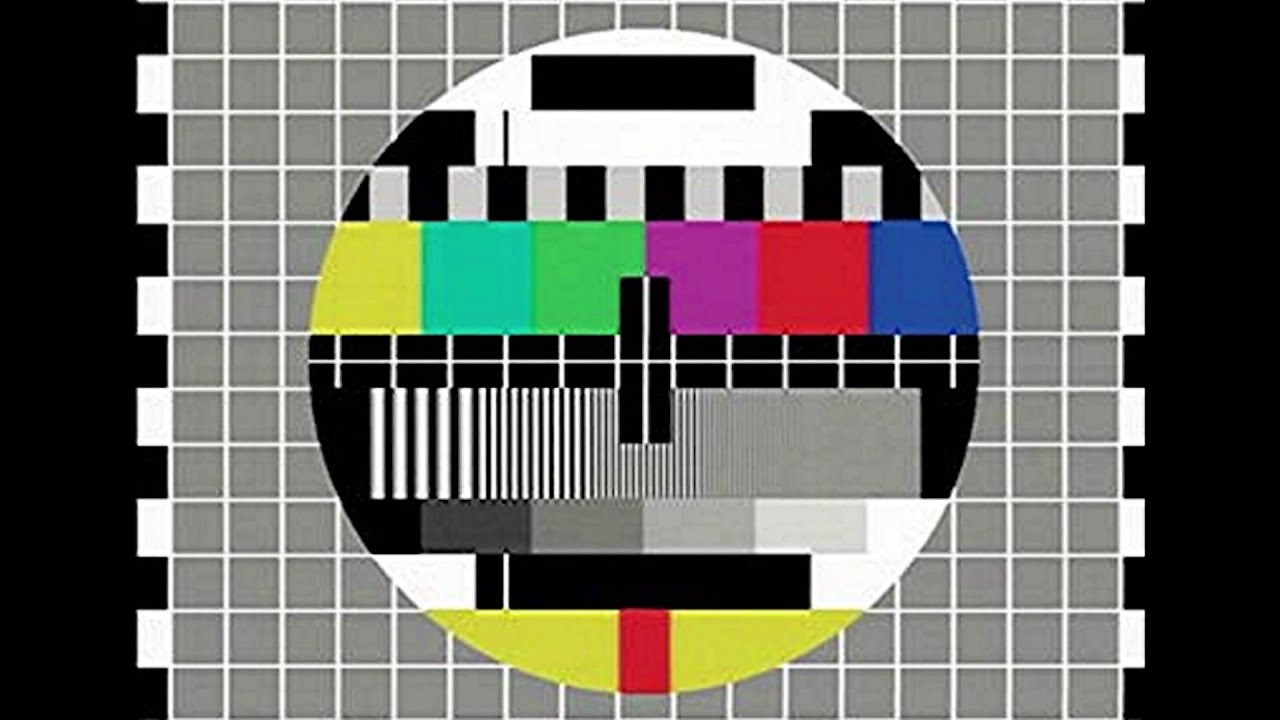 Телевизионная испытательная таблица TV test pattern - YouTube