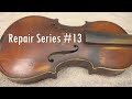 Repair Series #13 - Broken violin - GiveAway: Fiddlerman Strings - ASMR