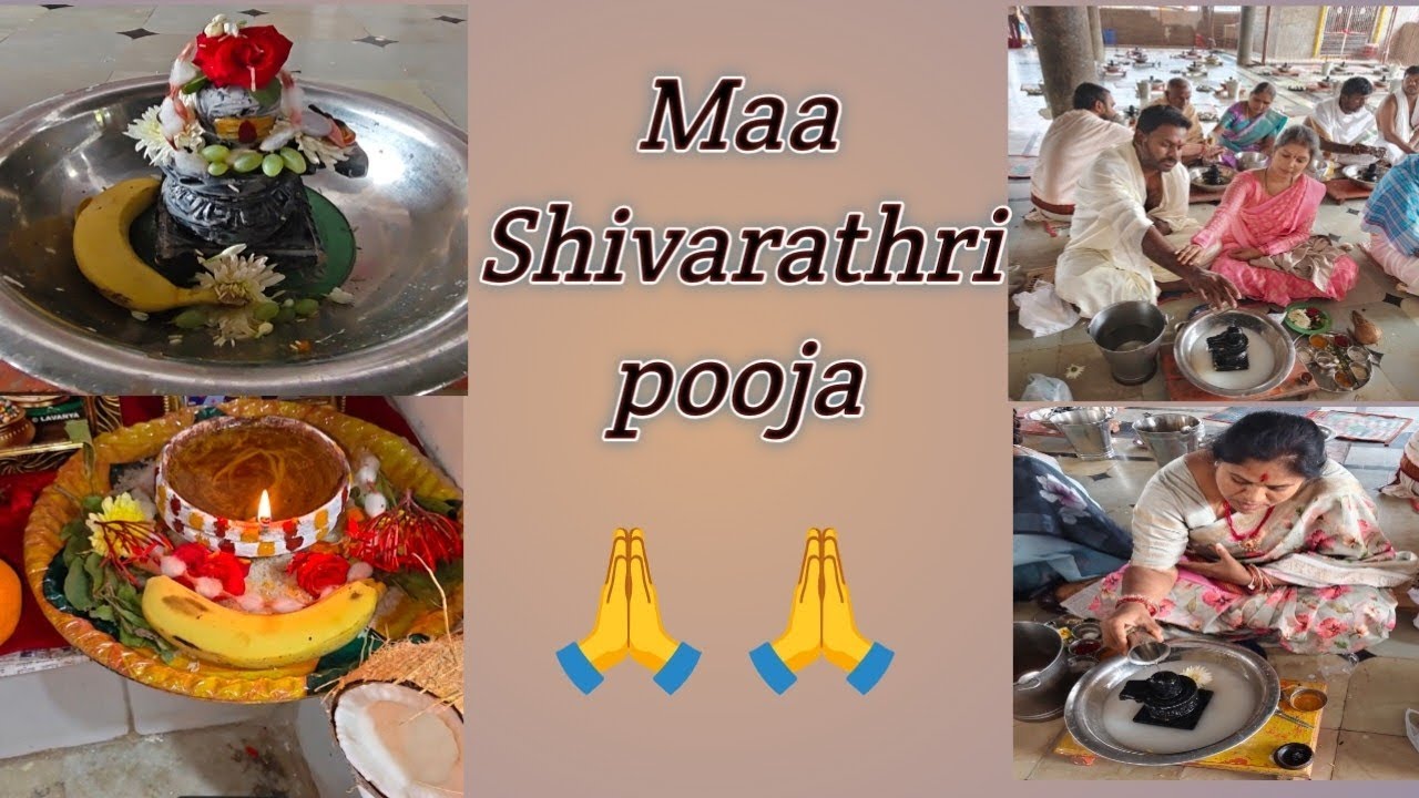 Ma Shivarathri Pooja.. #shivaratri #poojavideo #festivevibes #festivalvlogs 
