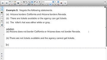 Finite Math Day 25 - 12.4 Logical Implication and Equivalence 6 of 9