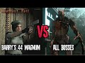 Barry's 44 Magnum vs All Bosses - Resident Evil HD Remaster