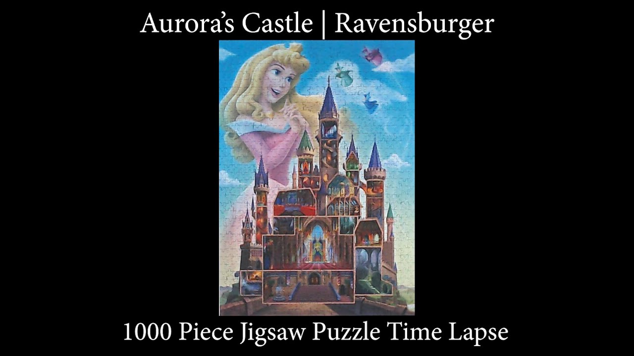 1000-piece Aurora Disney Castle Collection Jigsaw Puzzle by