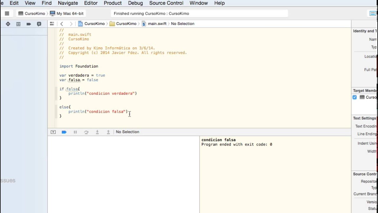 Tutoriales Swift de Apple - 06 IF / ELSE @JoseCodFacilito - YouTube
