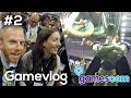 Gamevlog gamescom 2019 02  premier jour de salon avec foule bruit et sans les mains 