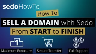 How To Sell A Domain at Sedo From Start to Finish 'INTRO VIDEO'