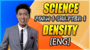 SCIENCE FORM 1 CHAPTER 1 SUBTOPIC DENSITY || ENGLISH