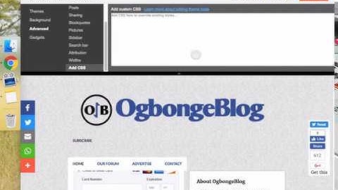 Blogger Emporio Blogger Theme Tutorial : How To Add Space Under Navigation Tabs