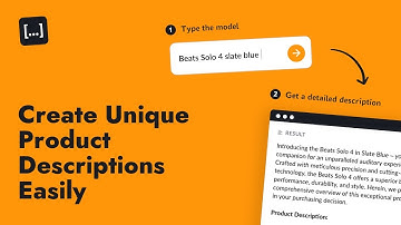 Create Unique Product Descriptions Easily with AI Product Description Generator - Best in 2024!
