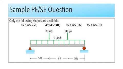 PE-Structural/SE Exam Question