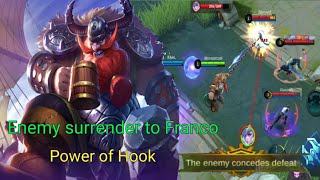 They are running from Franco hook | Rank mode | Mobile Legends Bang Bang screenshot 4