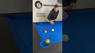 Pool lesson: why a beginner plays this shot wrong! 🆘 VS what an expert does ✅ #billiards #shorts