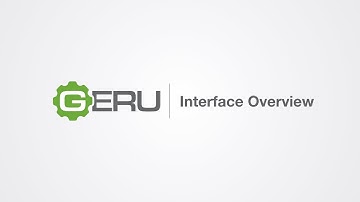 GERU Tutorial:  Interface Overview