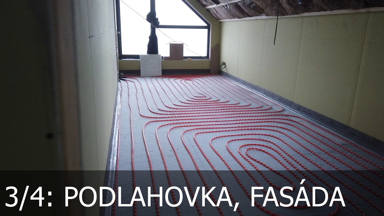 Dřevostavba Čelákovice III 3/4: podlahovka, fasáda, záklopy