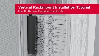 CyberPower Power Distribution Units (1U) for Vertical Product Installation Tutorial