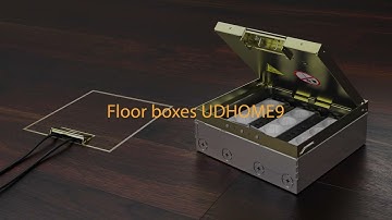 UDHOME floor sockets and floor boxes - OBO Bettermann