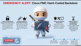 WARNING: Hard-Coded Backdoor In Cisco FMC Expose Firewalls To Unauthenticated Root Attacks!