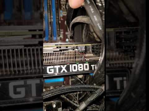 EVGA GeForce 1080 TI FTW3 problem