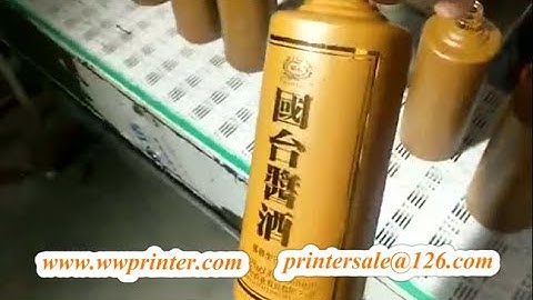 Whiskey Vodka Glass Container Screen Printer with Camera Registration system CNC02