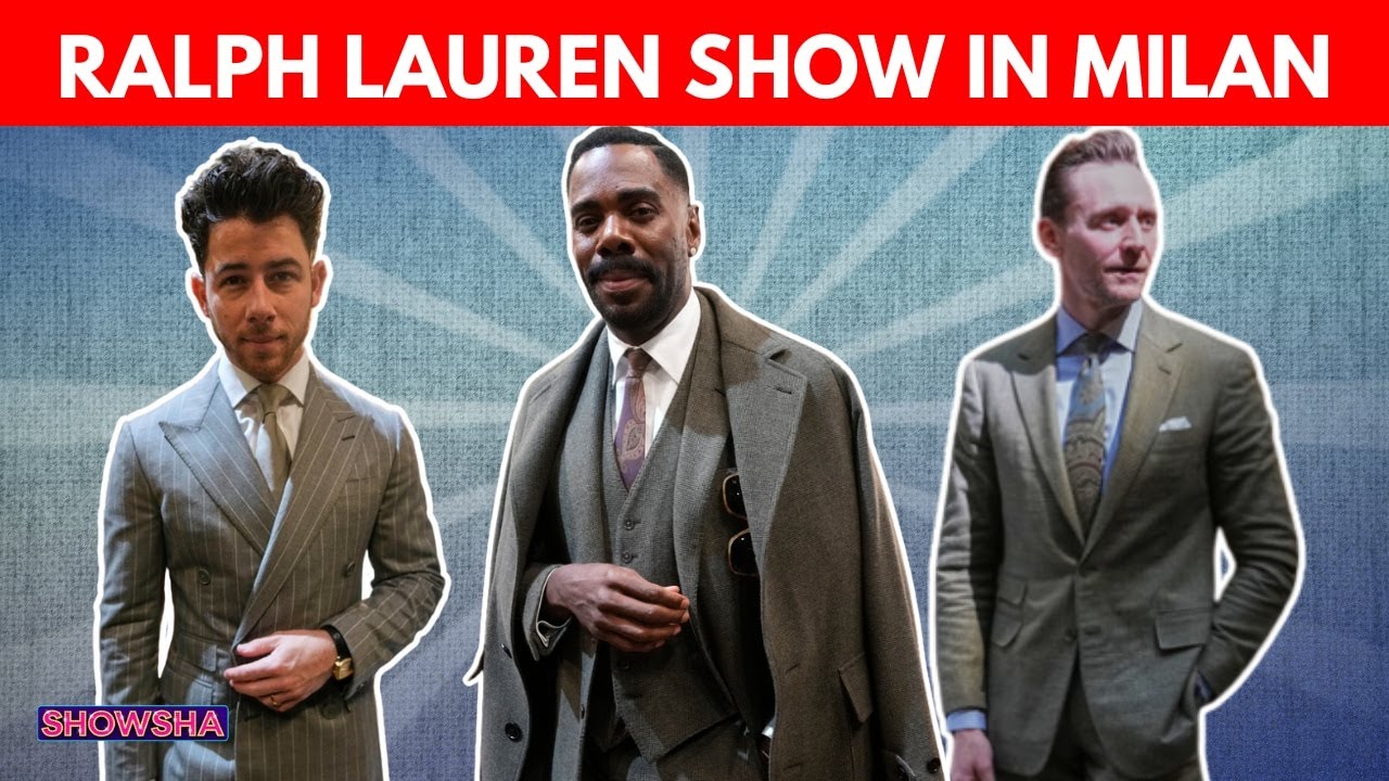 Colman Domingo, Tom Hiddleston, Nick Jonas Look Dapper At Ralph Lauren Show In Milan | N18G