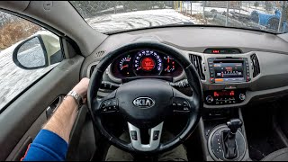 2013 Kia Sportage III AWD [2.0 DOHC 163HP] | POV Test Drive #1058 Joe Black