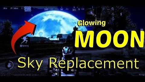 Glowing moon sky Replacement effect in Alight Motion I Android & ios | pubg mobile lite ❤️