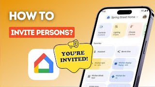 How to invite persons to the household on Google Home?