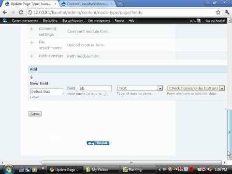 Drupal CCK Option Widget Part 2