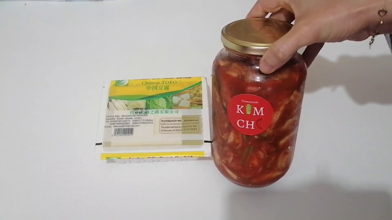 شوربة الكيمشي الكوري والتوفو بأسهل طريقه😋😋