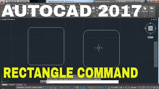 HOW TO USE RECTANGLE, EXPLODE, TRIM, OFFSET, COMMANDS IN AUTOCAD 2017 2D DAY 3