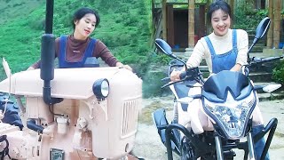 [Compilation]Genius Girl Perfectly Repaired Tractor&Motorcycle&Generator, So Amazing!|Linguoer