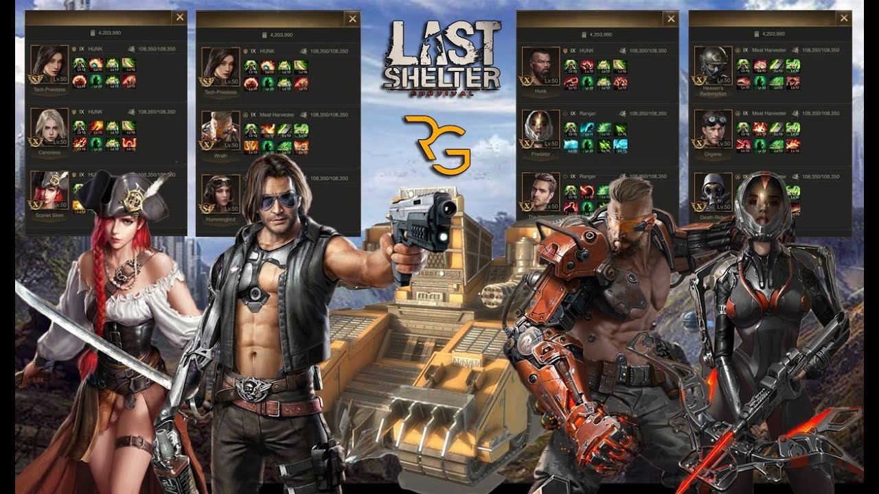 Last Shelter BEST APC X-HERO FORMATIONS! (SCARLET & SHADOW SEASON)