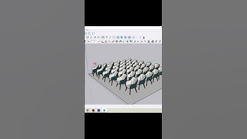 Create array of groups path / 1001bit plugin SketchUp #sketchups#shortstipsandtricks