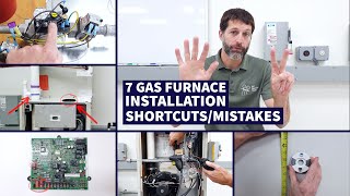 7 Gas Furnace Installation SHORTCUTS/MISTAKES that Lead to High Energy Costs, Low Efficiency!