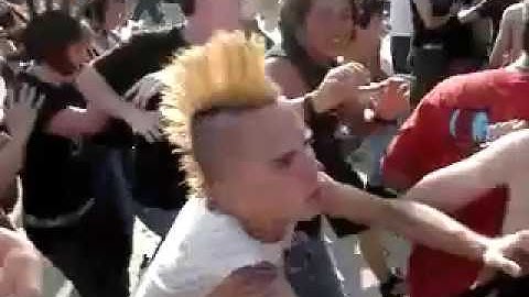 The Casualties Huge Circle pit , riot , warped tour