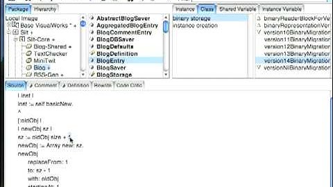 Smalltalk Daily 12/29/08: Handling Shape Changes in BOSS