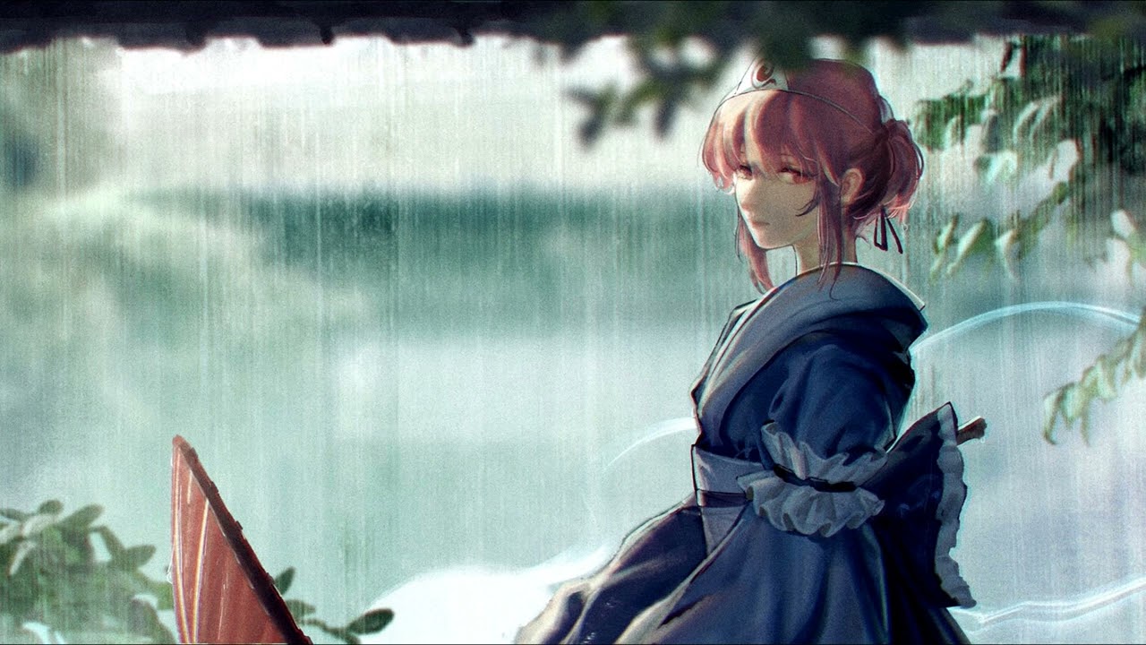 Touhou Relax Project 9 - Rainy Day in Hakugyokurou - YouTube