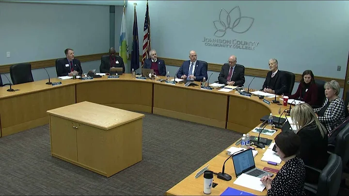 JCCC Board of Trustees Meeting for January 16, 2020