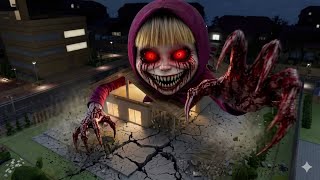 GIANT HANTU MASHA Appeared at Girl's House Overnight! 😱🏚️ | Sakura School Simulator