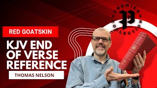 Red Goatskin Kjv End Of Verse Reference - Premier Collection