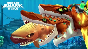 TIGER SHARK VS ATOMIC SHARK VS MELTDOWN - Hungry Shark World
