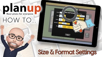 PlanUp - Size and Format settings